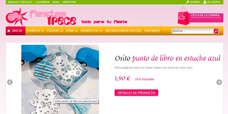 Tienda online de fiestas y detalles de boda, bautizos y comuniones