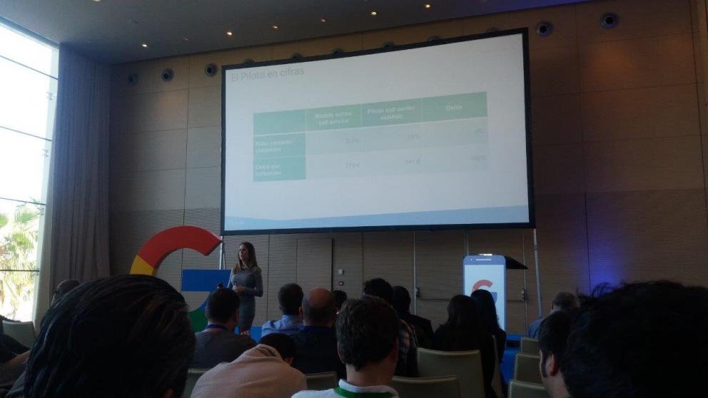 Evento Google Partners Mobile Labs, Hotel W de Barcelona - Prueba piloto, cifras call center