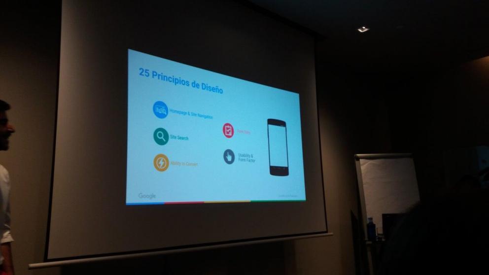 Evento Google Partners Mobile Labs, Hotel W de Barcelona - 25 principios del diseño para móvil