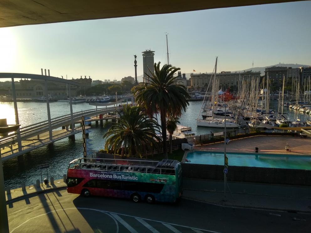 Maremagnum Barcelona desde el Café del Mar
